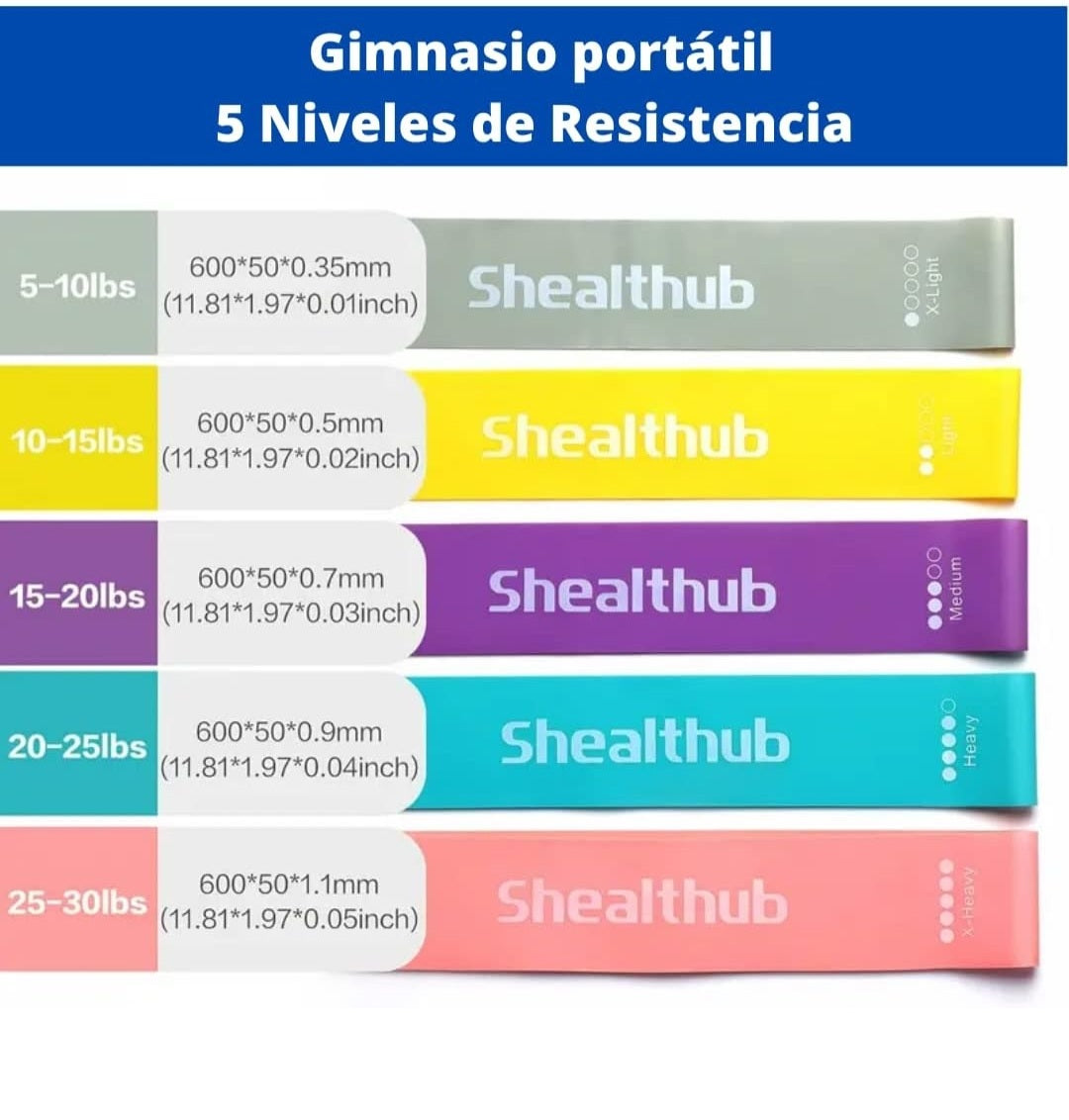 BANDAS ELÁSTICAS FITNESS