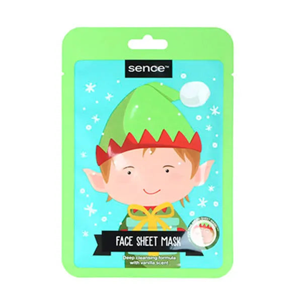 MASCARILLA FACIAL ELFO NAVIDAD, SENCE